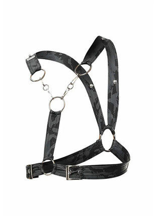 MOB - DNGEON SILBERNES HARNESS MIT KETTEN EINE GRÖSSE