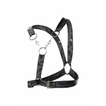MOB - DNGEON SILBERNES HARNESS MIT KETTEN EINE GRÖSSE