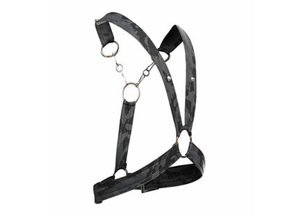 MOB - DNGEON SILBERNES HARNESS MIT KETTEN EINE GRÖSSE