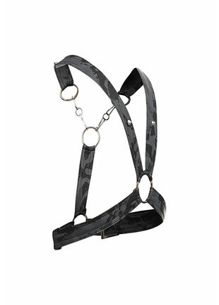 MOB - DNGEON SILBERNES HARNESS MIT KETTEN EINE GRÖSSE