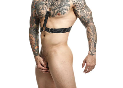 MOB - DNGEON SILBERNES HARNESS MIT KETTEN EINE GRÖSSE