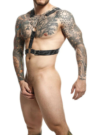 MOB - DNGEON SILBERNES HARNESS MIT KETTEN EINE GRÖSSE