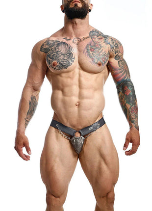 MOB - DNGEON SNAP JOCKSTRAP GRAU EINE GRÖSSE