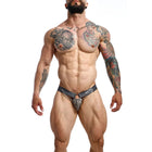 MOB - DNGEON SNAP JOCKSTRAP GRAU EINE GRÖSSE