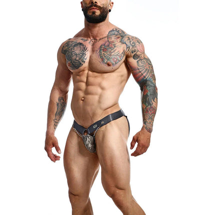 MOB - DNGEON SNAP JOCKSTRAP GRAU EINE GRÖSSE