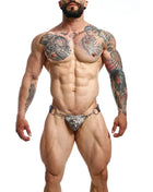 MOB - DNGEON SNAP JOCKSTRAP GRAU EINE GRÖSSE