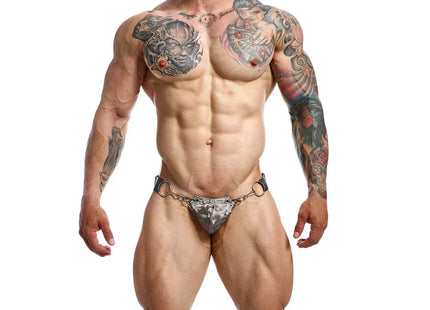 MOB - DNGEON SNAP JOCKSTRAP GRAU EINE GRÖSSE