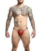 MOB - DNGEON SNAP JOCKSTRAP ROT EINE GRÖSSE