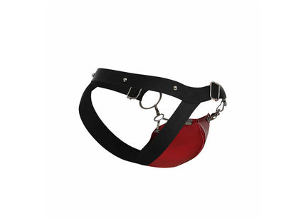 MOB - DNGEON SNAP JOCKSTRAP ROT EINE GRÖSSE