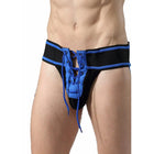 MOB - FETISCH JOCKSTRAP FOOTBALL BLAU GRÖSSE L - S