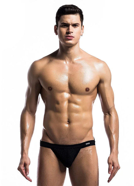 MOB - FETISH JOCKSTRAP BADEANZUG SCHWARZ GRÖSSE L - L
