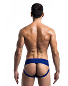 MOB - KLASSISCHER BLAUER TANGA GRÖSSE L - L