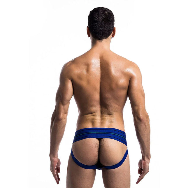 MOB - KLASSISCHER BLAUER TANGA GRÖSSE L - L