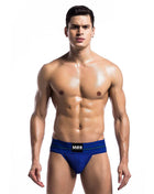 MOB - KLASSISCHER BLAUER TANGA GRÖSSE L - M