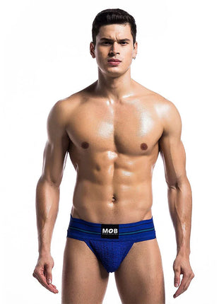 MOB - KLASSISCHER BLAUER TANGA GRÖSSE L - M
