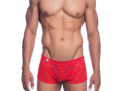 MOB - ROTE SPITZENBOXER GRÖSSE L/XL - S/M