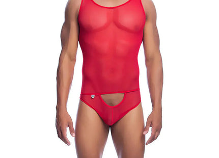 MOB - ROTER TRANSPARENTER BODYSHEE GRÖSSE L/XL - L/XL