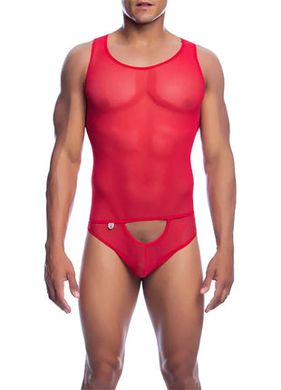 MOB - ROTER TRANSPARENTER BODYSHEE GRÖSSE L/XL - L/XL