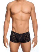 MOB - SCHWARZE SPITZENBOXER GRÖSSE L/XL - S/M