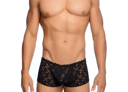 MOB - SCHWARZE SPITZENBOXER GRÖSSE L/XL - S/M
