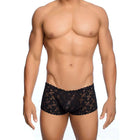 MOB - SCHWARZE SPITZENBOXER GRÖSSE L/XL - S/M