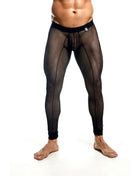 MOB - SCHWARZE TRANSPARENTE STRUMPFHOSEN GRÖSSE M - S