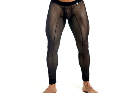 MOB - SCHWARZE TRANSPARENTE STRUMPFHOSEN GRÖSSE M - S