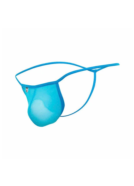 MOB - TRANSPARENTER T-FÖRMIGER TANGA AQUA GRÖSSE L/XL - L/XL