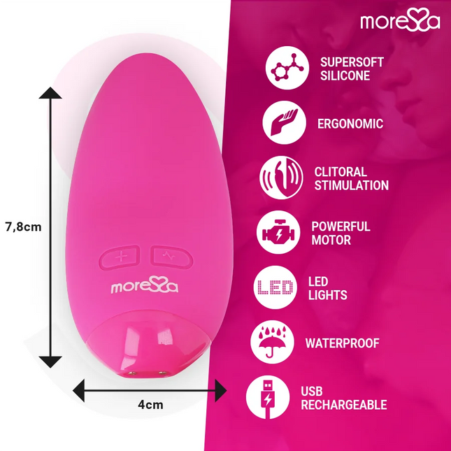 MORESSA - BLOSSOM ROSA AUFLEGVIBRATOR - Auflegvibrator
