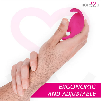 MORESSA - BRAD PREMIUM SILIKON WIEDERAUFLADBAR ROSA - Penisring für Paare