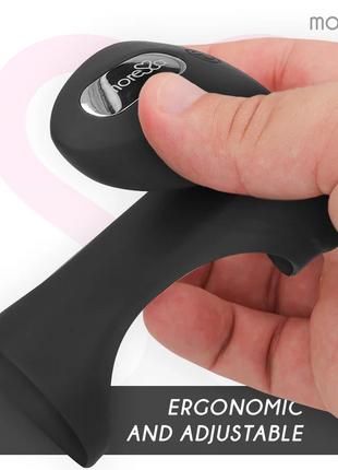 MORESSA - BRANDON VIBRATORRING MIT ABDECKUNG - Penisring mit Vibration