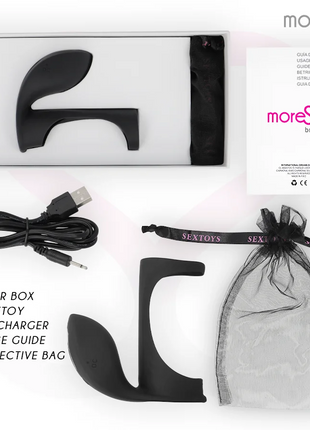 MORESSA - BRANDON VIBRATORRING MIT ABDECKUNG - Penisring mit Vibration