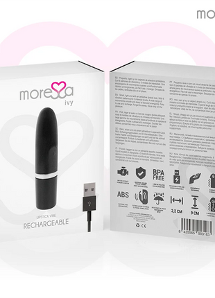 MORESSA - IVY MINIVIBRATOR - REISE - SCHWARZ - Minivibrator