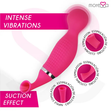 MORESSA - KIRK - LUXUSVIBRATOR - 12 VIBRATIONSMODI - Klitorissauger mit Vibration