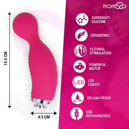MORESSA - KIRK - LUXUSVIBRATOR - 12 VIBRATIONSMODI - Klitorissauger mit Vibration