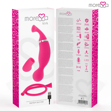 MORESSA - KIRK - LUXUSVIBRATOR - 12 VIBRATIONSMODI - Klitorissauger mit Vibration