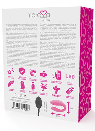 MORESSA - LAUREN STIMULATOR MIT FERNBEDIENUNG FÜR PAARE - Paar-Vibrator
