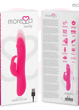 MORESSA - MOLLY RABBIT-VIBRATOR - 7 VIBRATIONSMODE + 7 PULSMODI - Rabbit-Vibratoren