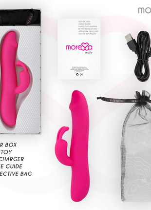 MORESSA - MOLLY RABBIT-VIBRATOR - 7 VIBRATIONSMODE + 7 PULSMODI - Rabbit-Vibratoren