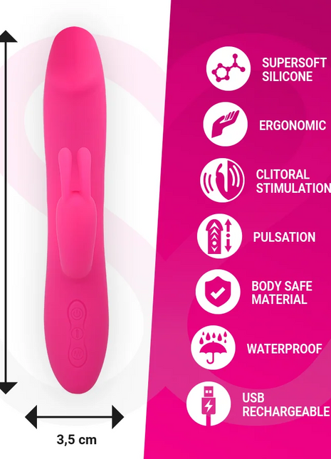MORESSA - MOLLY RABBIT-VIBRATOR - 7 VIBRATIONSMODE + 7 PULSMODI - Rabbit-Vibratoren