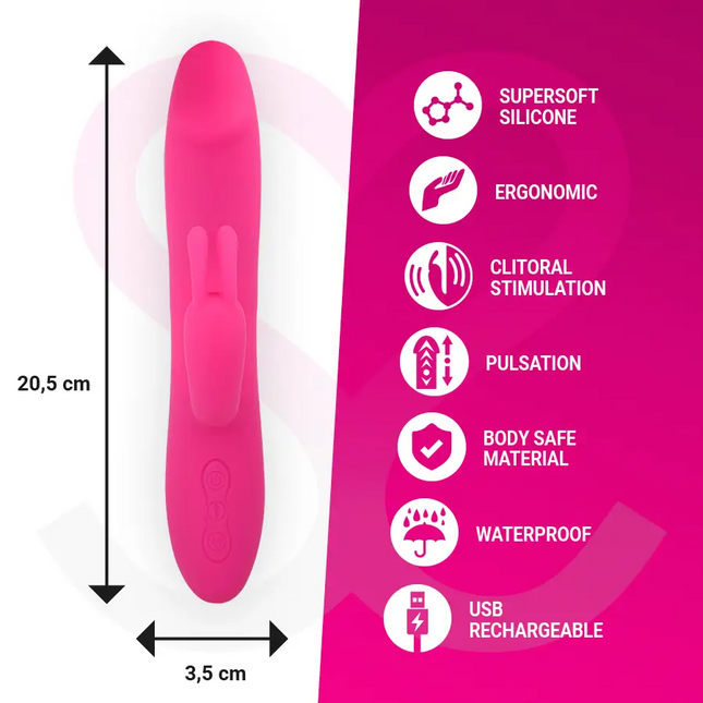 MORESSA - MOLLY RABBIT-VIBRATOR - 7 VIBRATIONSMODE + 7 PULSMODI - Rabbit-Vibratoren
