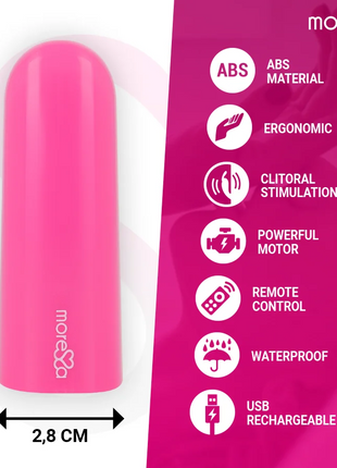 MORESSA - NIX MINIVIBRATOR - FERNBEDIENUNG - ROSA - Minivibrator