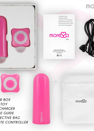 MORESSA - NIX MINIVIBRATOR - FERNBEDIENUNG - ROSA - Minivibrator