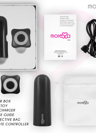 MORESSA - NIX MINIVIBRATOR - FERNBEDIENUNG - SCHWARZ - Minivibrator