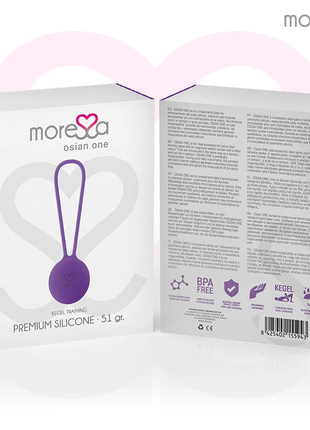 MORESSA - OSIAN ONE LIEBESKUGEL PREMIUM - LILA SILIKON - Liebeskugeln