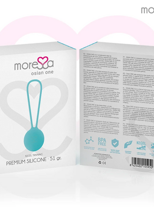MORESSA - OSIAN ONE LIEBESKUGEL PREMIUM - TÜRKIS-SILIKON - Liebeskugeln