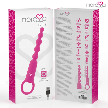 MORESSA - RONIE ANALVERGNÜGEN- FERNBEDIENUNG - ROSA - Analkugeln