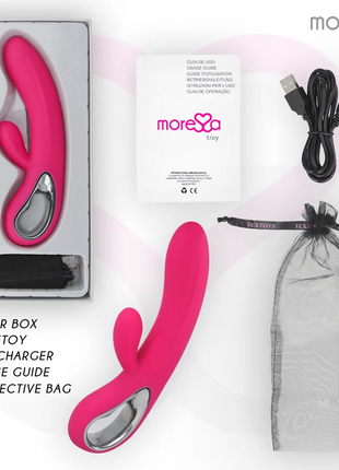 MORESSA - TROY RABBIT-VIBRATOR - PREMIUM SILIKON - Rabbit-Vibratoren