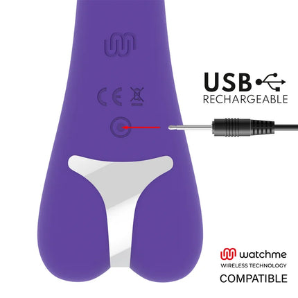 MR BOSS - AITOR RABBIT KOMPATIBEL MIT WATCHME WIRELESS TECHNOLOGY - Rabbit-Vibratoren