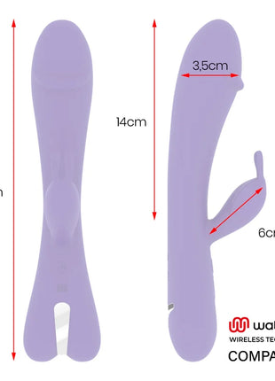 MR BOSS - AITOR RABBIT KOMPATIBEL MIT WATCHME WIRELESS TECHNOLOGY - Rabbit-Vibratoren